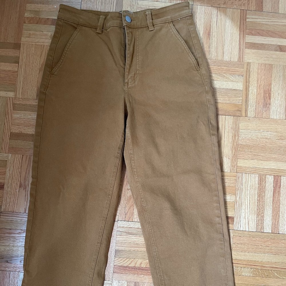 Everlane Straight Leg Crop - 4 Short - Golden Brown -